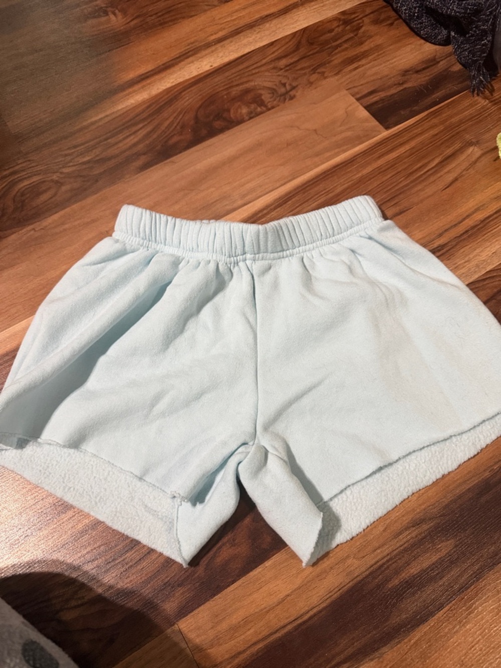 Katie J NYC Light Blue sweat Shorts